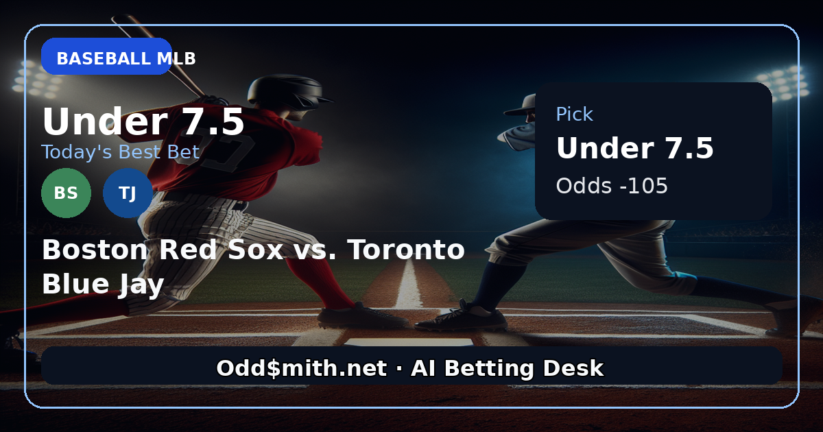 MLB Total Breakdown: Red Sox vs. Blue Jays