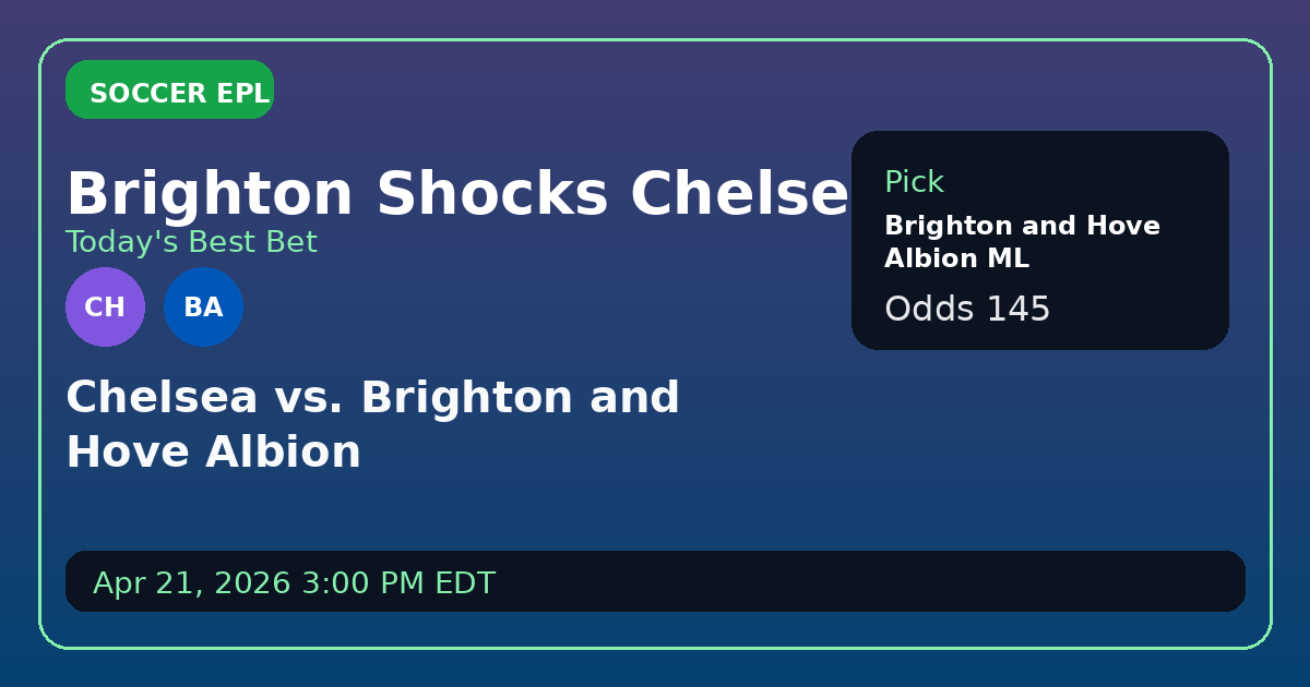 Brighton Defies the Odds: Why the Seagulls Soar at Stamford Bridge