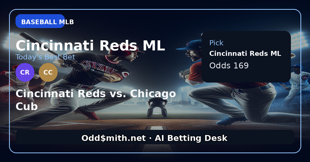 Cincinnati Reds vs. Chicago Cubs prediction: Cincinnati Reds ML