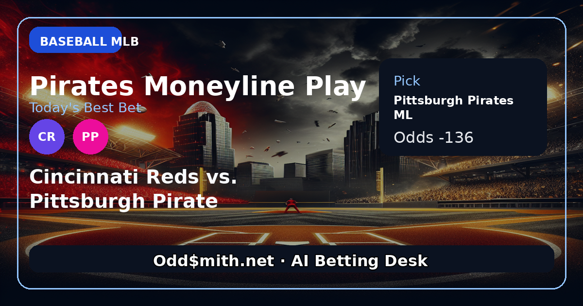 Pirates Have the Edge in Reds Showdown
