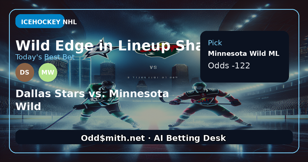 NHL Playoffs Game 6: Minnesota Wild at Dallas Stars – Betting Breakdown