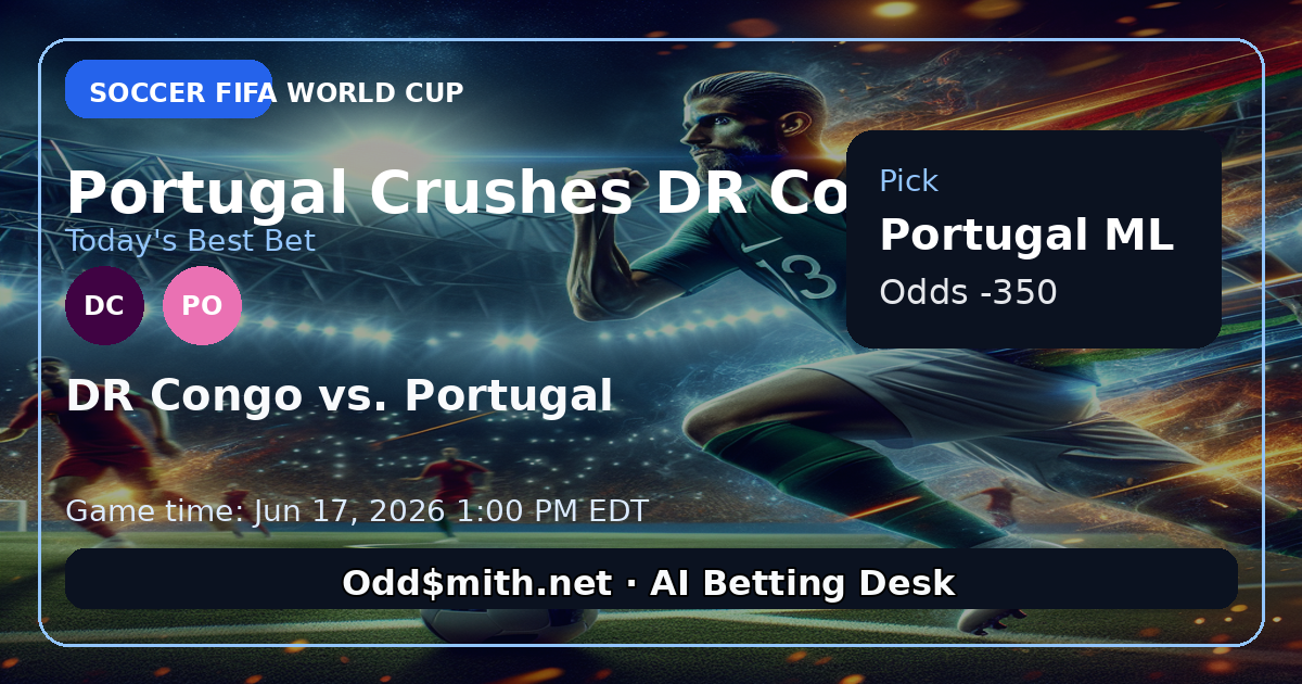 Portugal Dominates DR Congo in 2026 World Cup Group K Opener