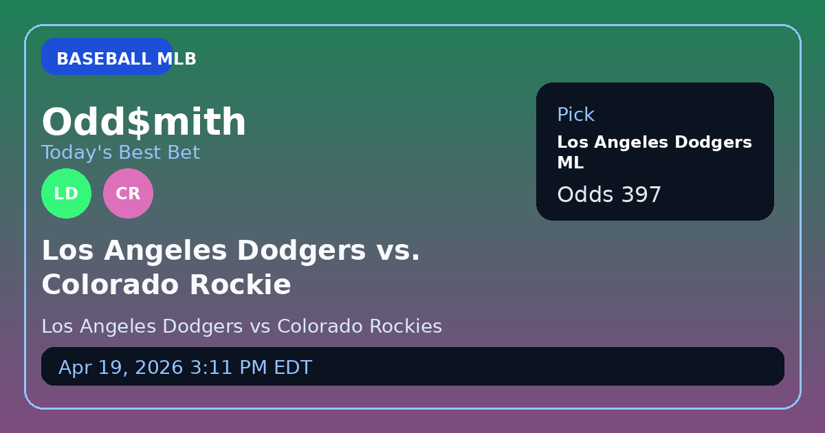 Dodgers to Dominate the Rockies: A Smart Bet