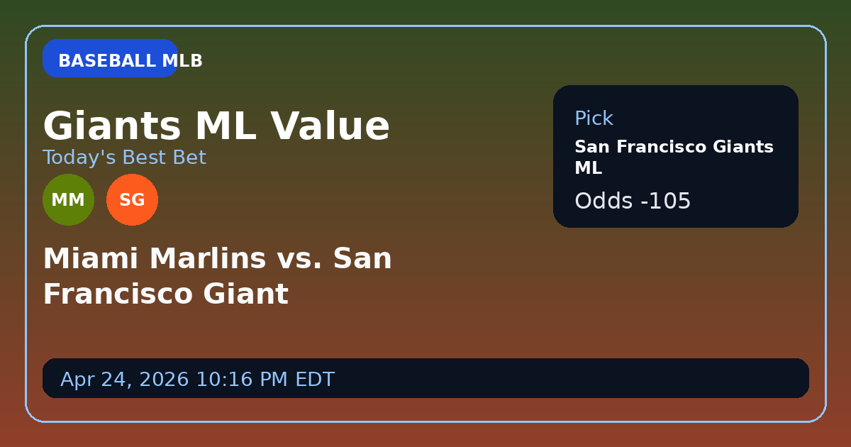 Giants Have Cleaner Path vs. Marlins in San Francisco