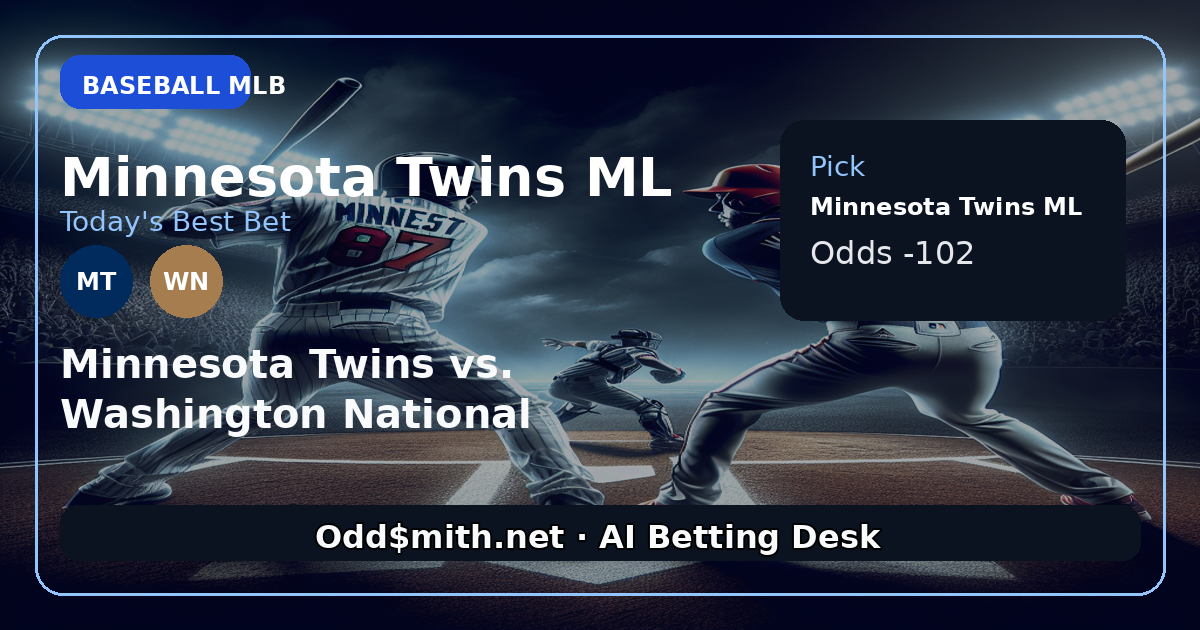Minnesota Twins vs. Washington Nationals prediction: Minnesota Twins ML