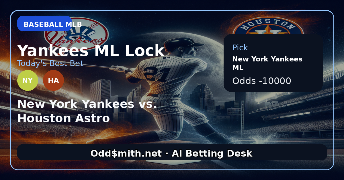Yankees Dominate Astros in Key AL Clash: Bet the Moneyline