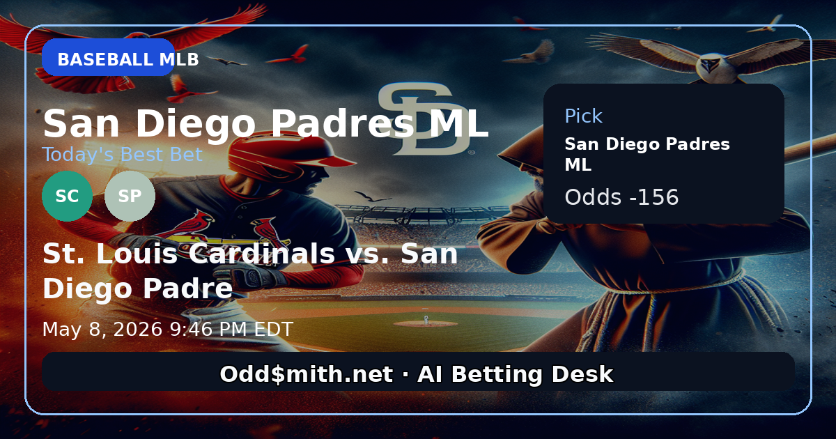 St. Louis Cardinals vs. San Diego Padres prediction: San Diego Padres ML