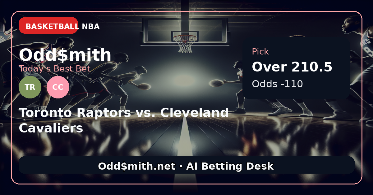 Toronto Raptors vs. Cleveland Cavaliers prediction: Cleveland Cavaliers -7.5