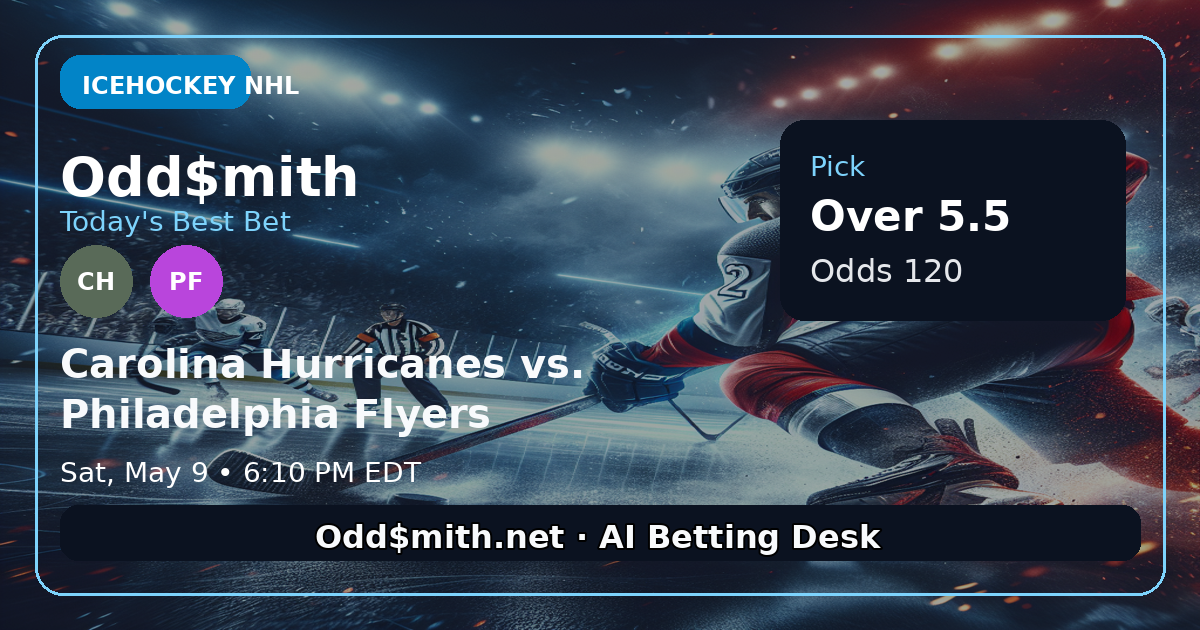 Carolina Hurricanes vs. Philadelphia Flyers prediction: Philadelphia Flyers ML