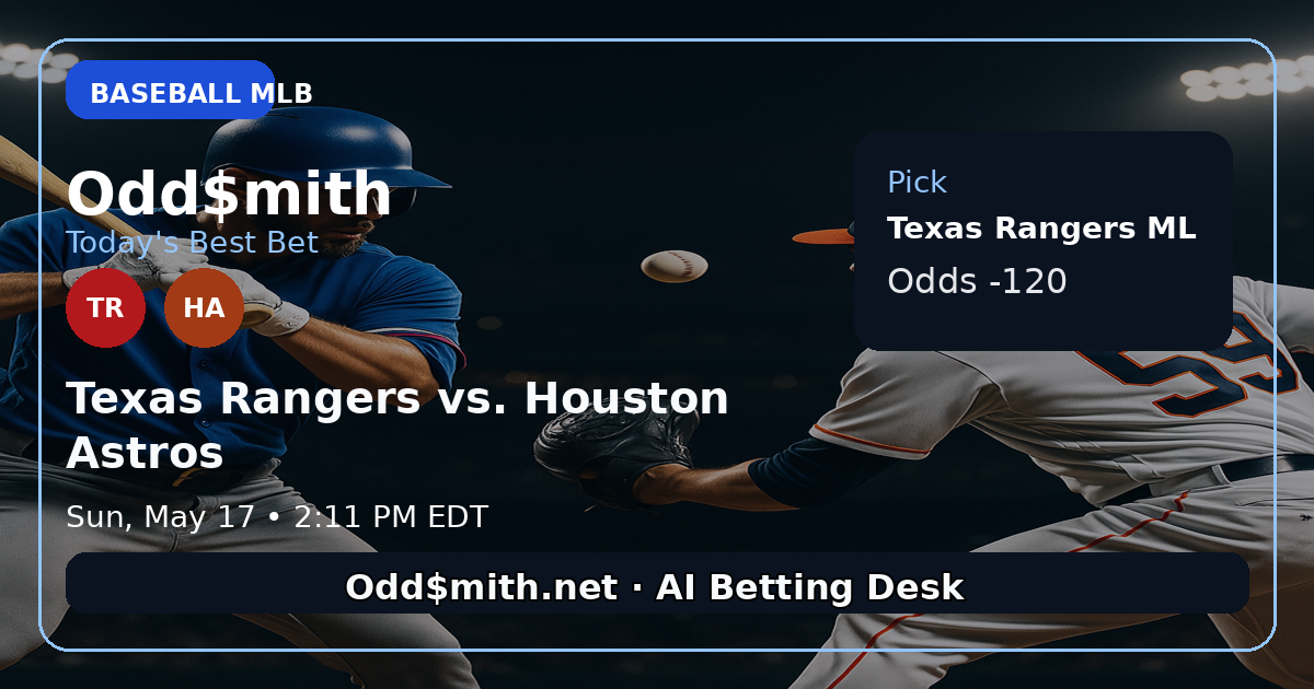 Texas Rangers ML