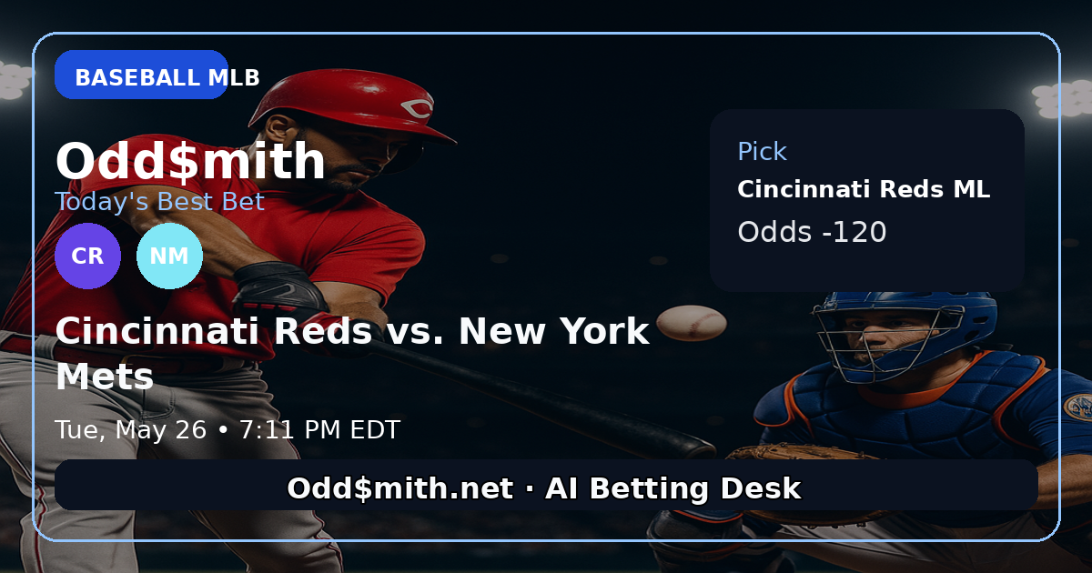 Odd$mith Morning Card: Today's Best Bets for May 26, 2026