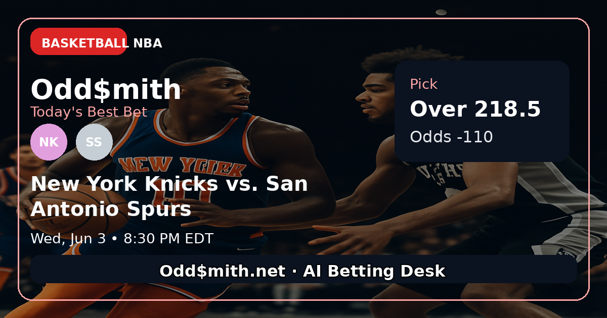 Odd$mith Morning Card: Today's Best Bets for June 3, 2026