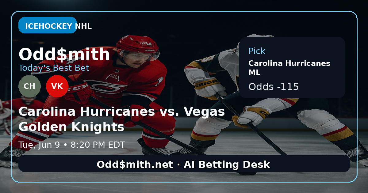 Odd$mith Morning Card: Today's Best Bets for June 9, 2026
