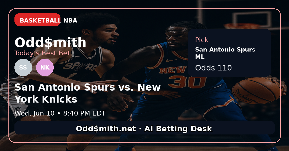 Odd$mith Morning Card: Today's Best Bets for June 10, 2026