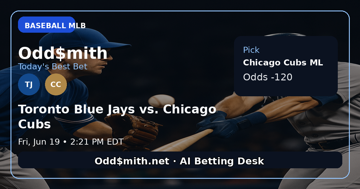 Odd$mith Morning Card: Today's Best Bets for June 19, 2026
