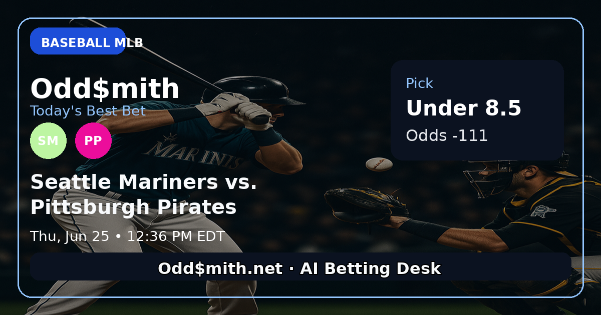 Odd$mith Morning Card: Today's Best Bets for June 25, 2026
