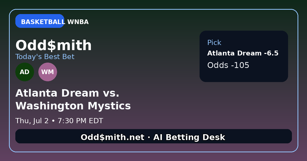 Atlanta Dream -6.5