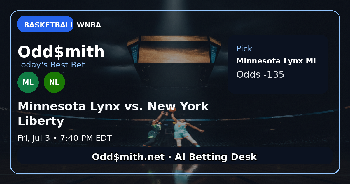 Minnesota Lynx vs. New York Liberty prediction: New York Liberty ML