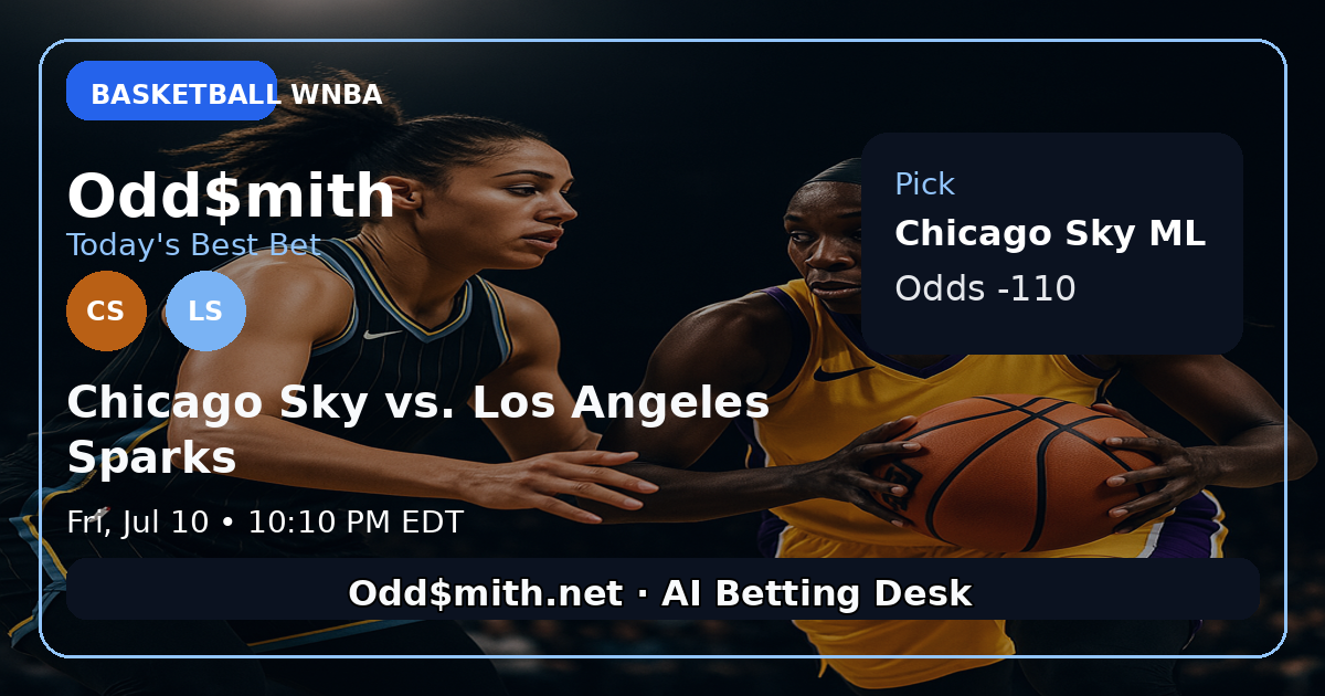 Chicago Sky vs. Los Angeles Spark prediction: Chicago Sky ML