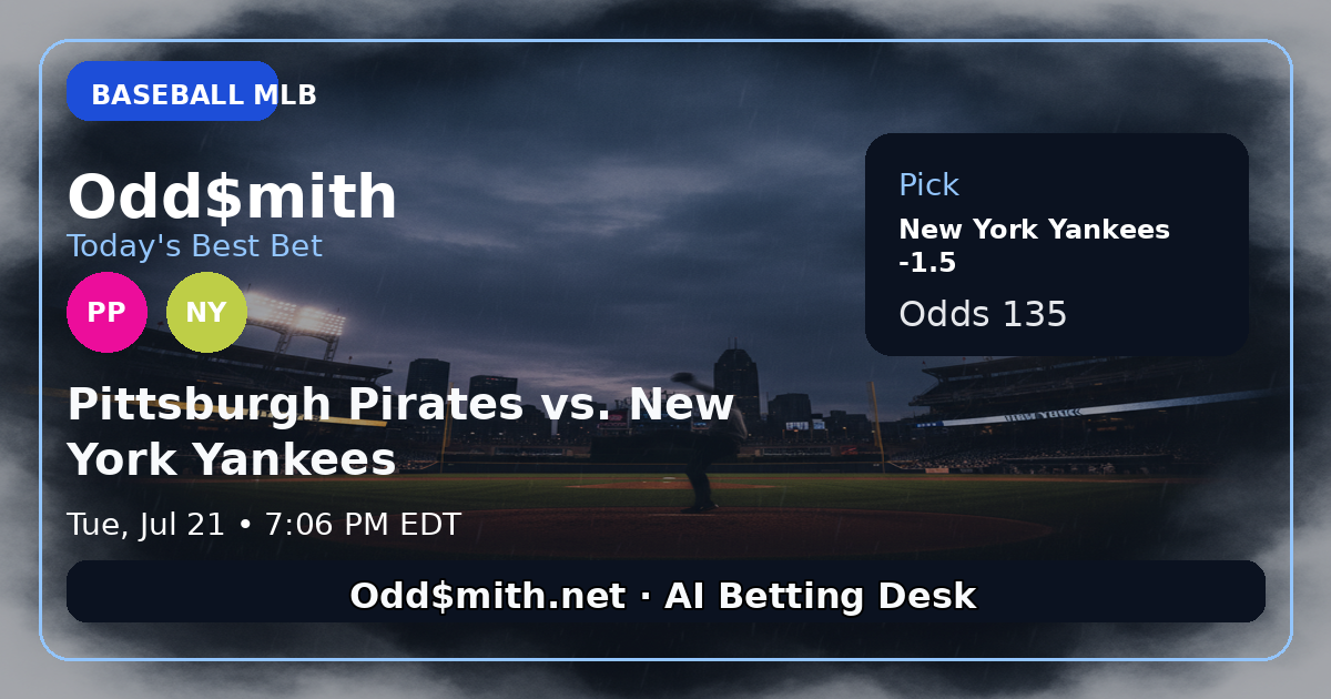 Odd$mith Morning Card: Today's Best Bets for July 21, 2026