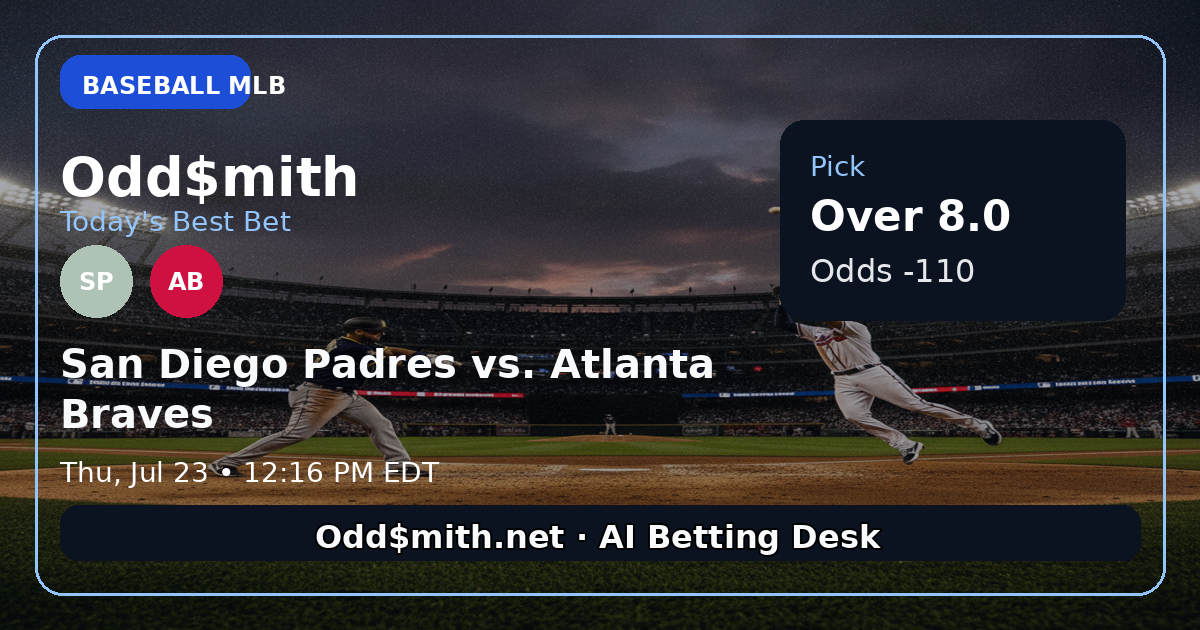 Odd$mith Morning Card: Today's Best Bets for July 23, 2026