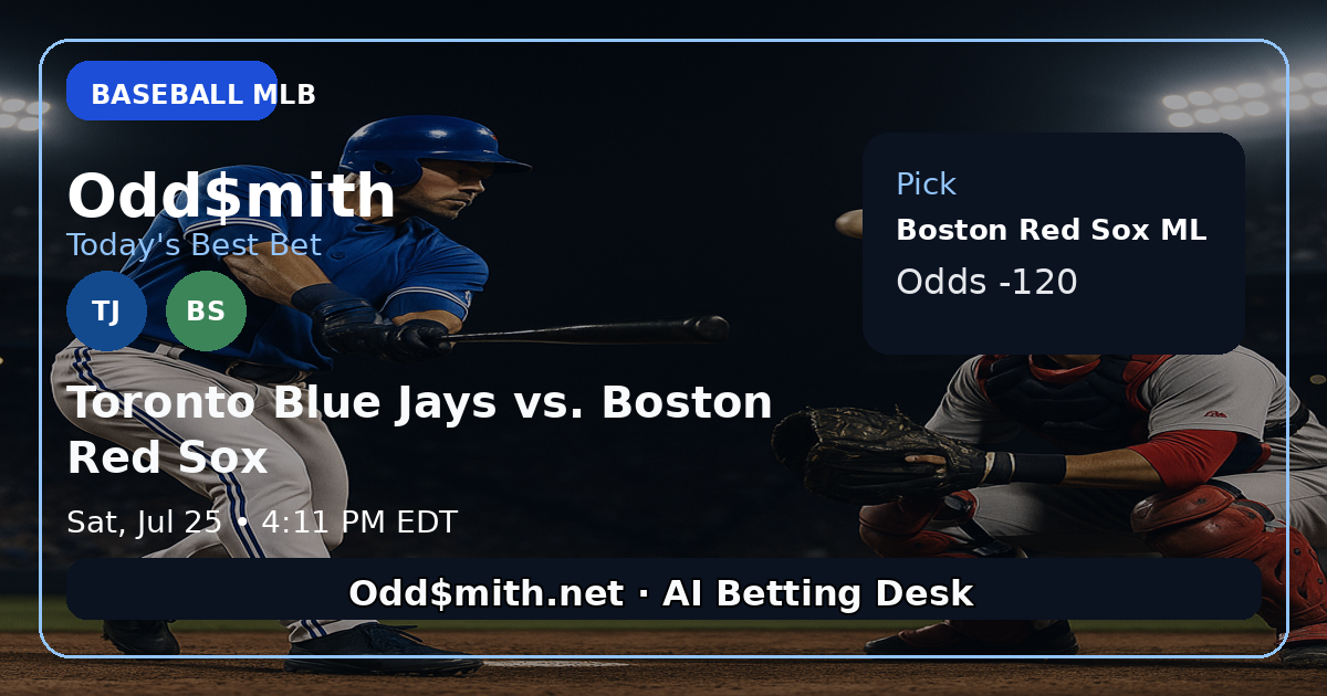 Odd$mith Morning Card: Today's Best Bets for July 25, 2026
