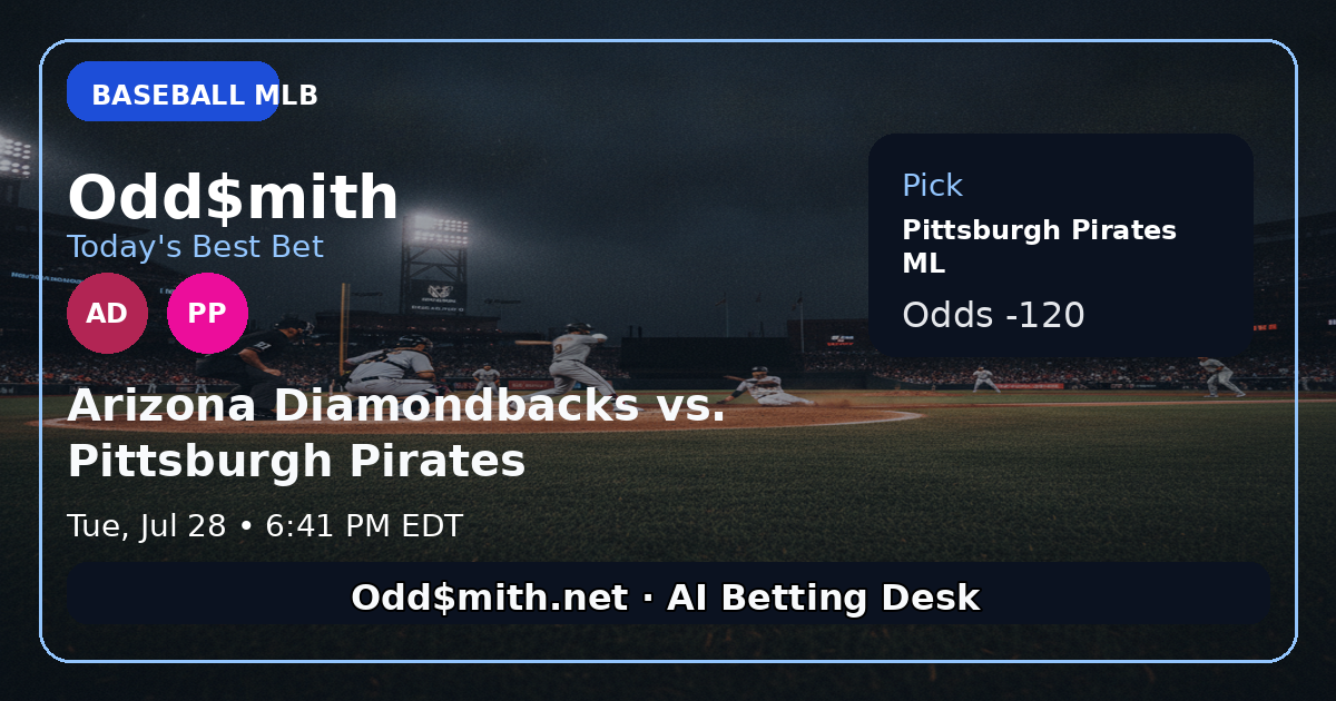 Odd$mith Morning Card: Today's Best Bets for July 28, 2026