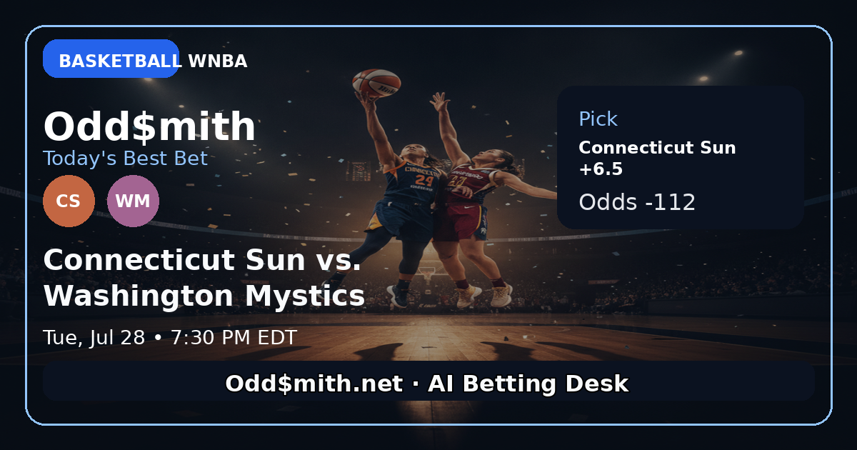 Connecticut Sun +6.5