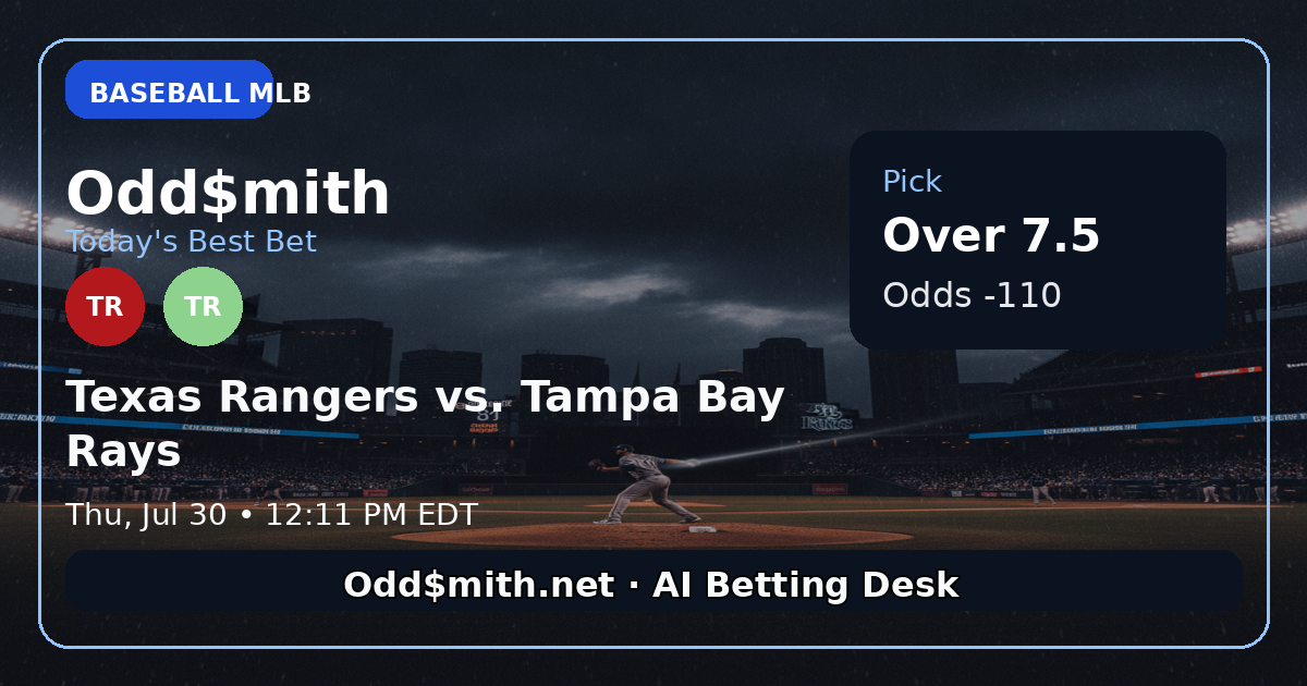 Odd$mith Morning Card: Today's Best Bets for July 30, 2026
