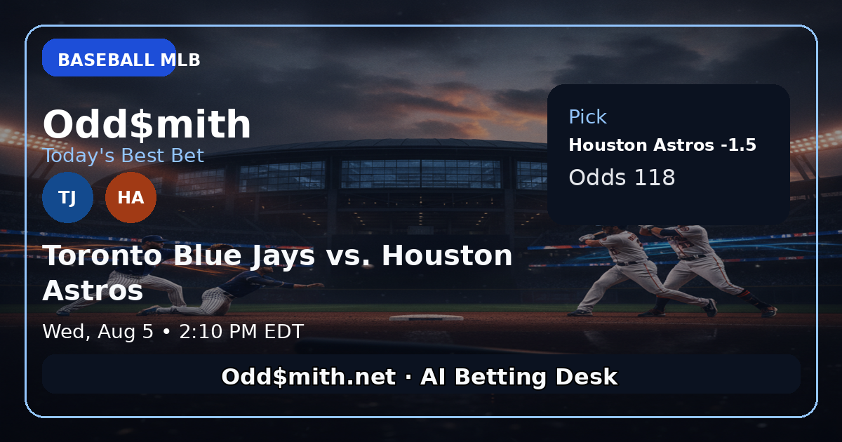 Odd$mith Morning Card: Today's Best Bets for August 5, 2026