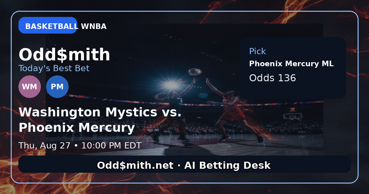Mystics to Crash Mercury's Party