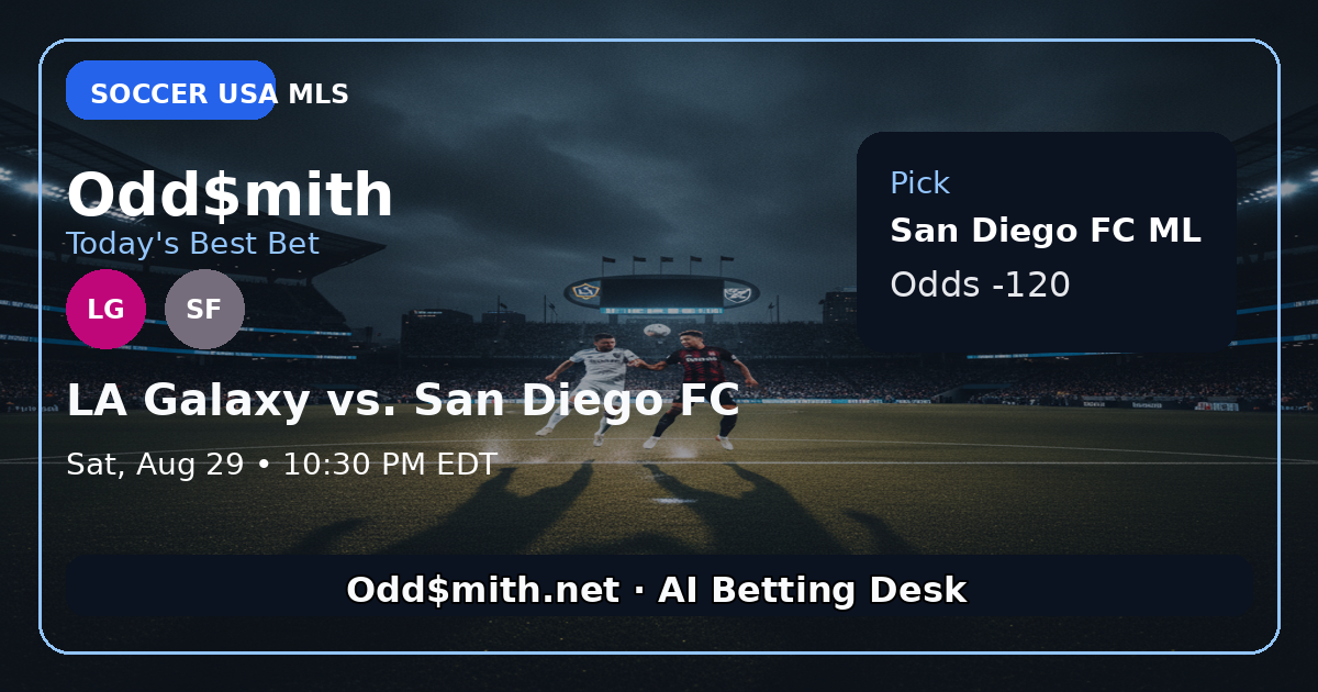 LA Galaxy vs. San Diego FC prediction: San Diego FC ML