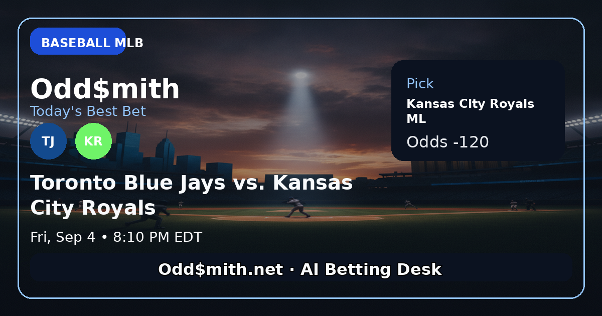 Odd$mith Morning Card: Today's Best Bets for September 4, 2026