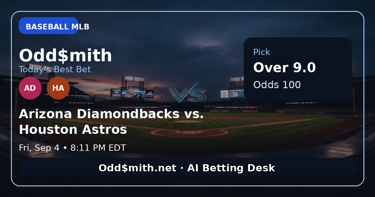 Diamondbacks‑Astros Slugfest Forecast