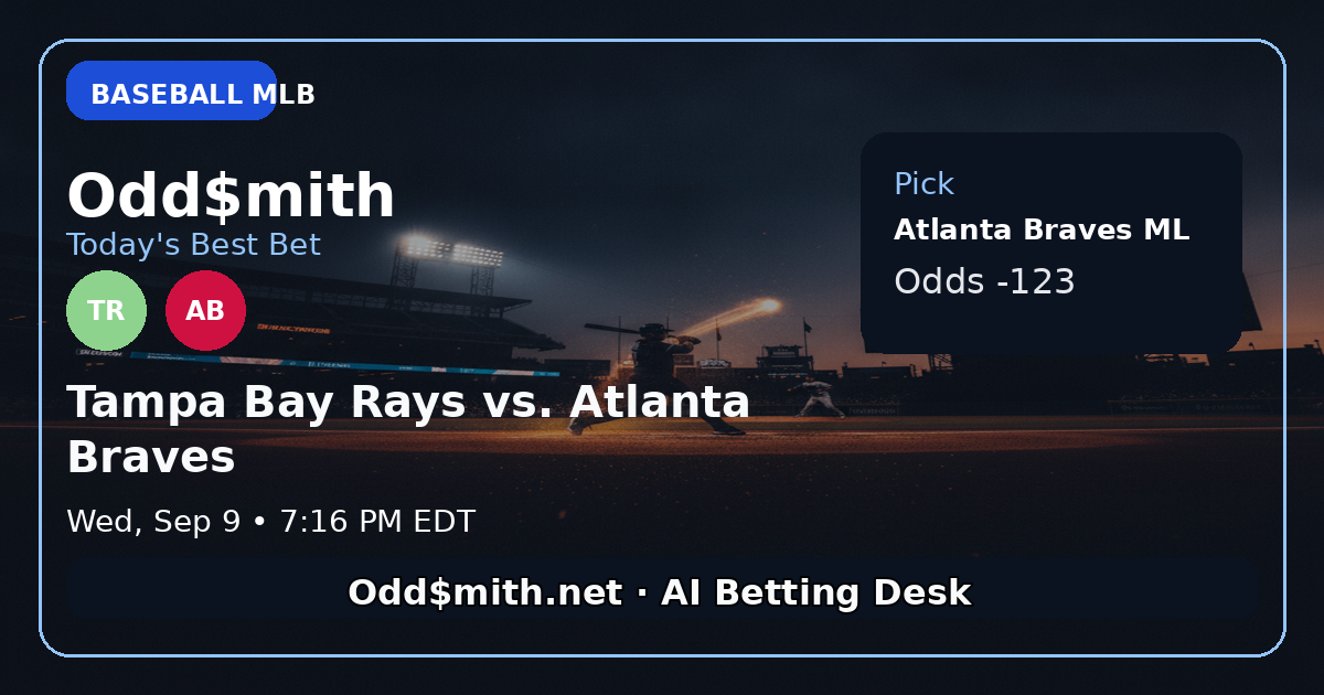 Odd$mith Morning Card: Today's Best Bets for September 9, 2026