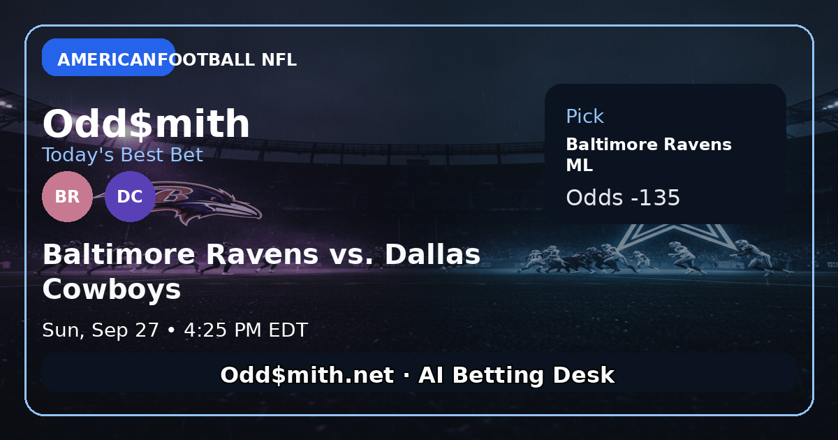 Baltimore Ravens vs. Dallas Cowboys