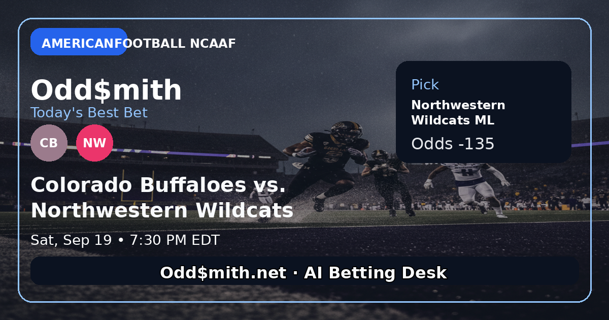 Colorado Buffaloes vs. Northwestern Wildcats