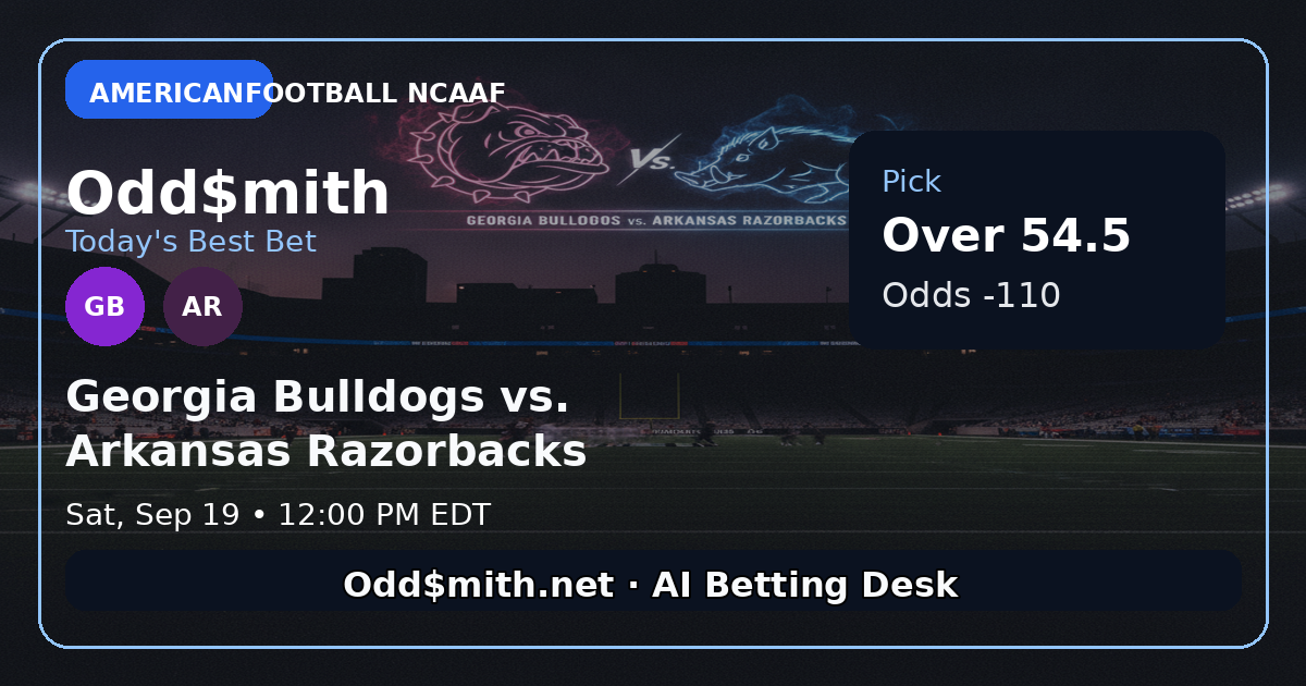 Georgia Bulldogs vs. Arkansas Razorbacks