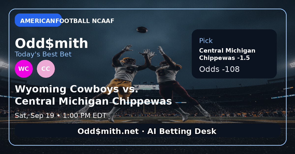 Wyoming Cowboys vs. Central Michigan Chippewas