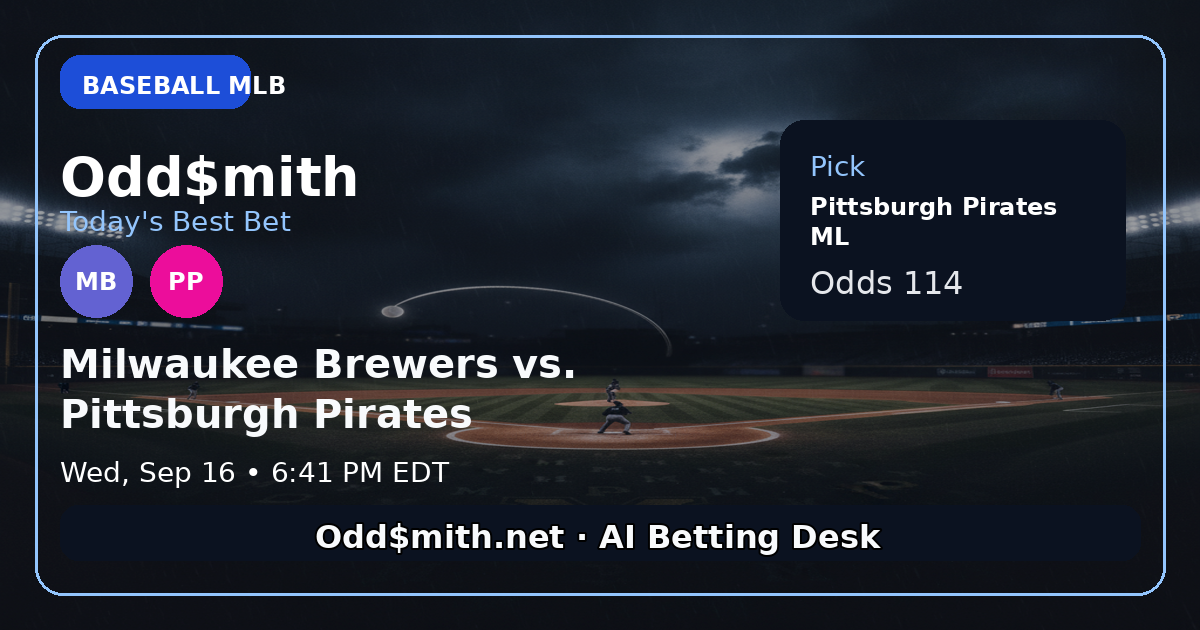 Pirates Moneyline Upset