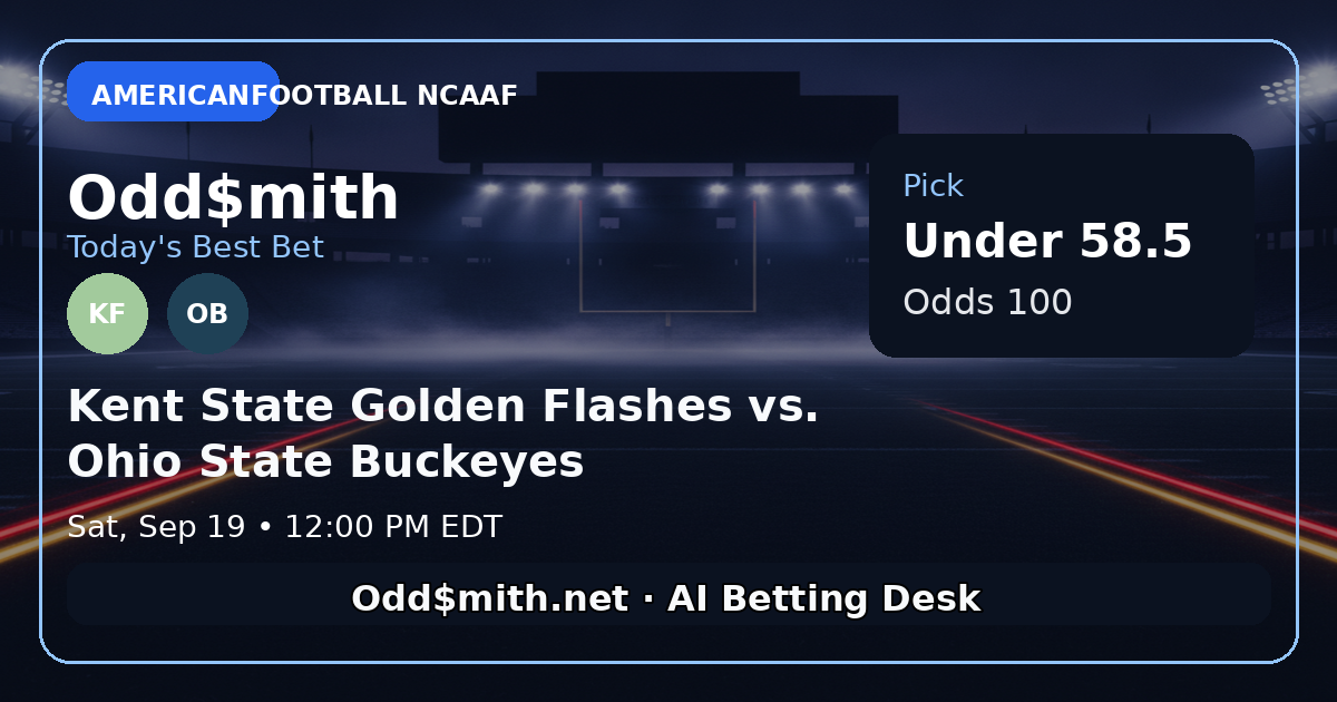 Kent State Golden Flashes vs. Ohio State Buckeyes