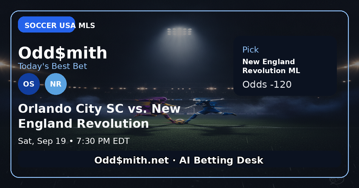Orlando City SC vs. New England Revolution