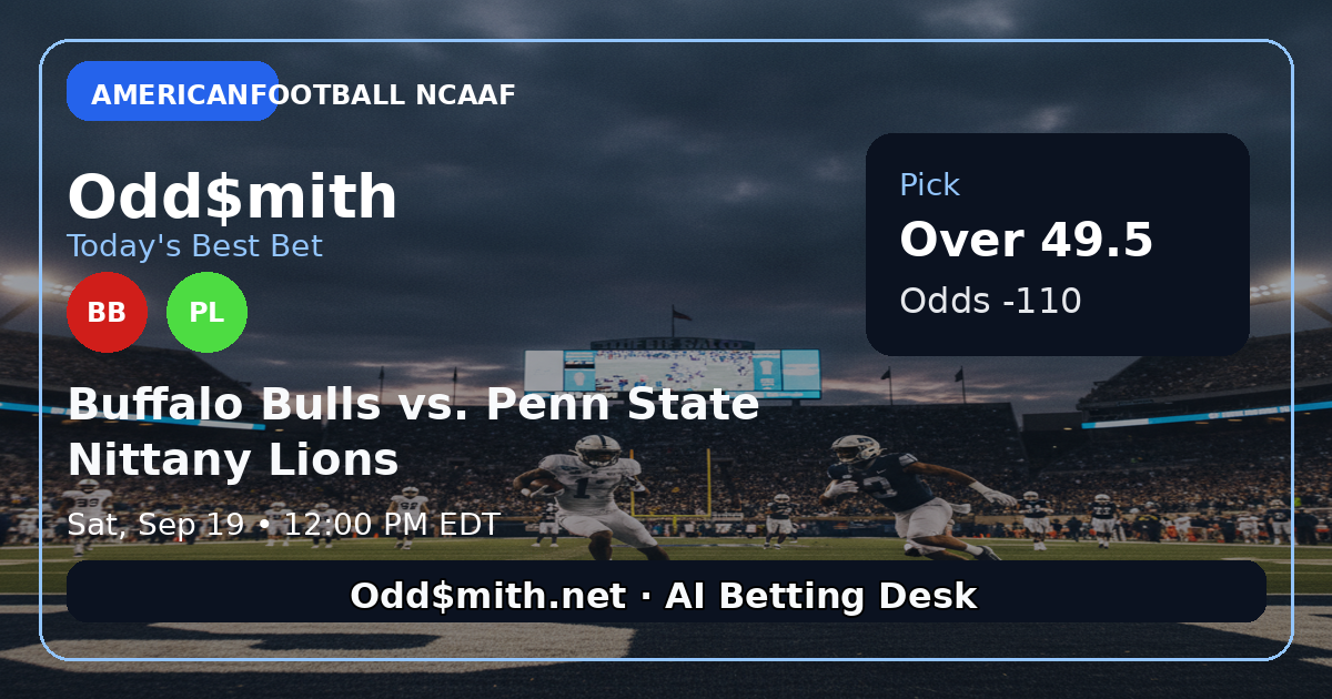 Buffalo Bulls vs. Penn State Nittany Lions
