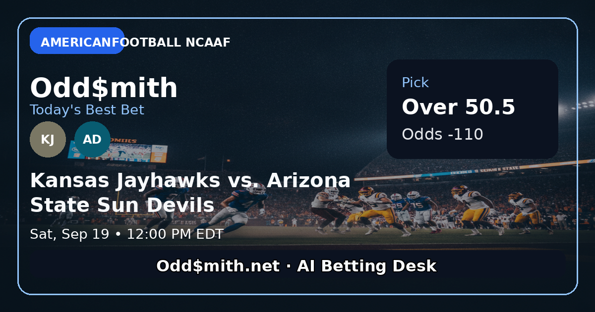 Kansas Jayhawks vs. Arizona State Sun Devils