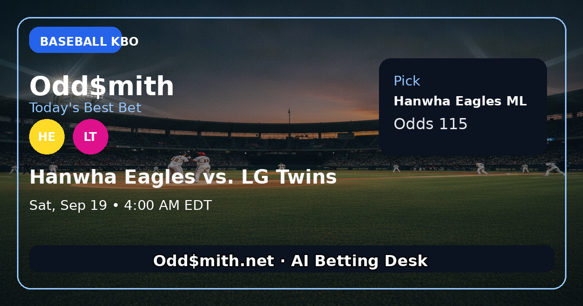 Hanwha Eagles vs. LG Twins