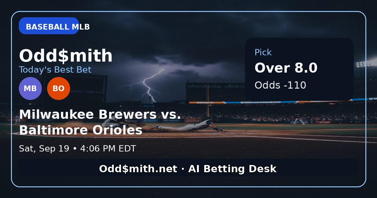 Milwaukee Brewers vs. Baltimore Orioles