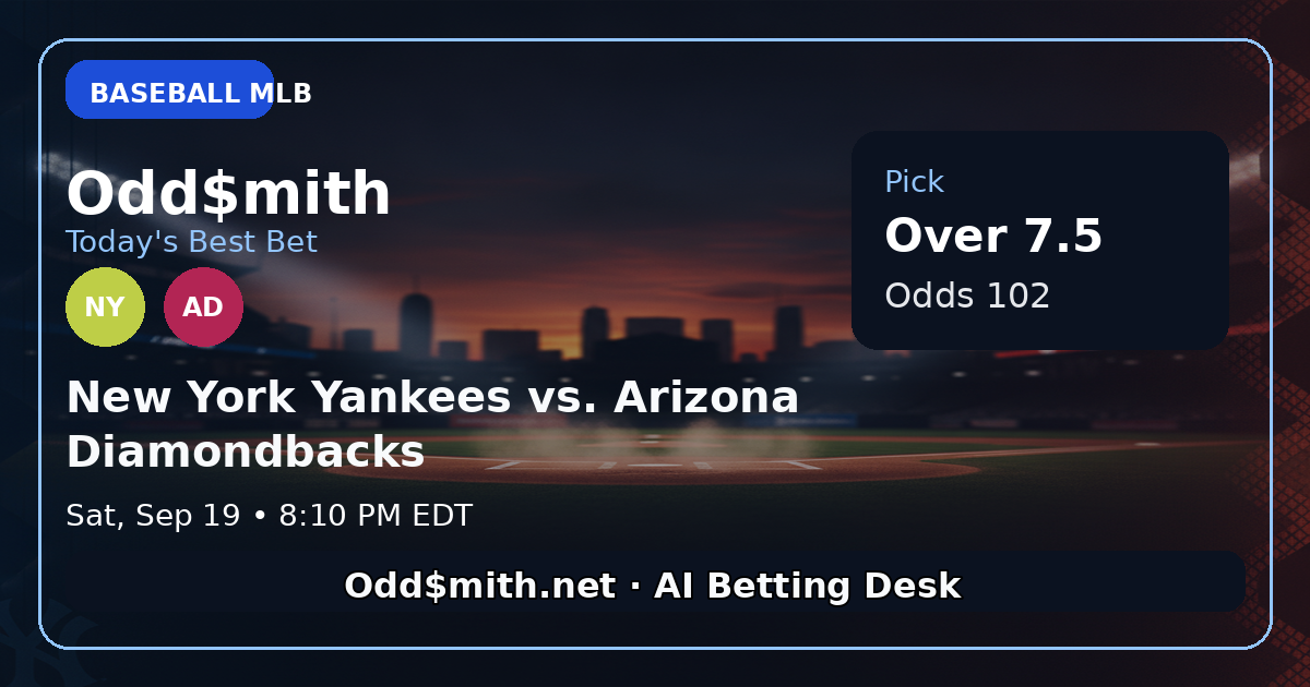 New York Yankees vs. Arizona Diamondbacks