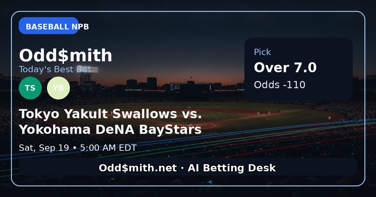 Tokyo Yakult Swallows vs. Yokohama DeNA BayStars