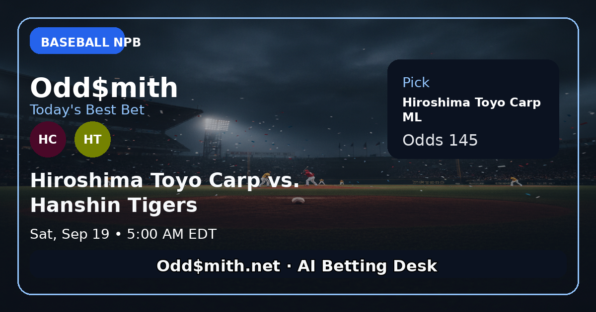 Hiroshima Toyo Carp vs. Hanshin Tigers