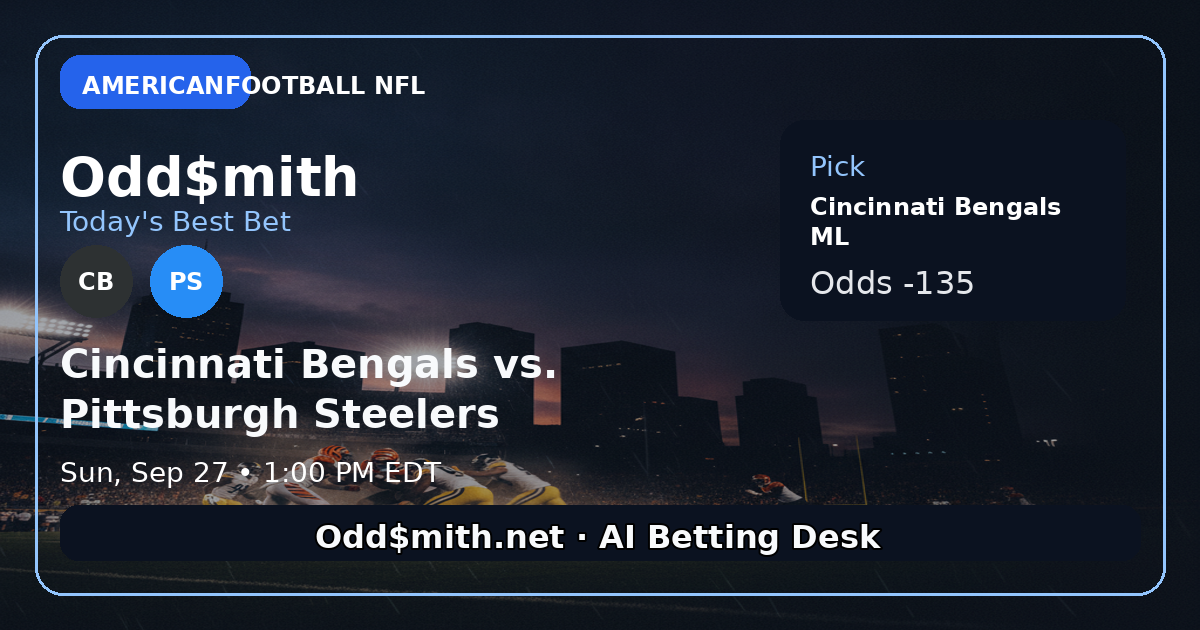 Cincinnati Bengals vs. Pittsburgh Steelers